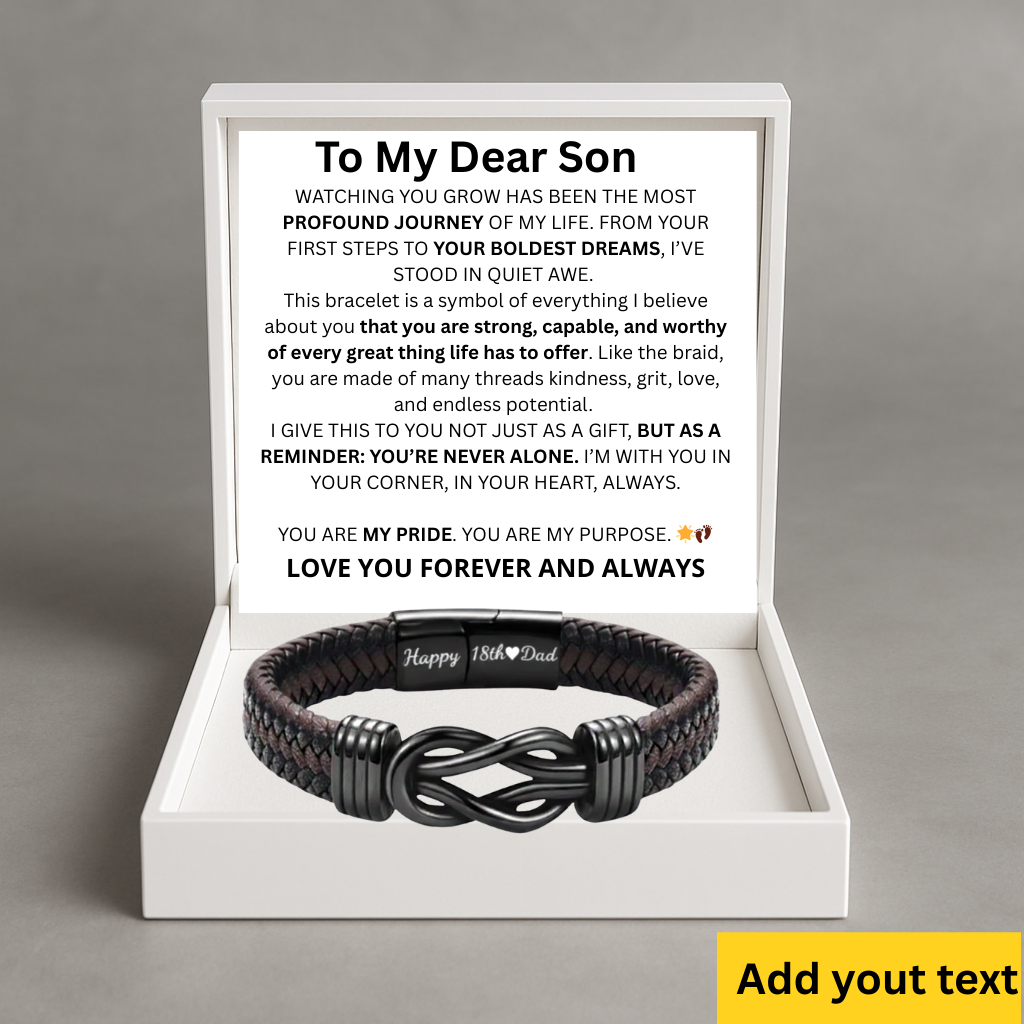 Strength in Us Bracelet - To My  Son