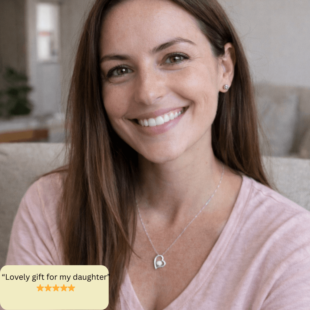 To My Daughter Heart Necklace - A Father’s Promise