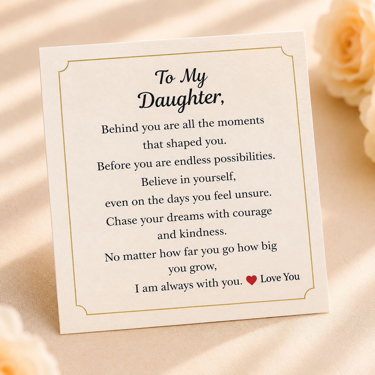 To My Daughter -  Graduation Book Locket Necklace