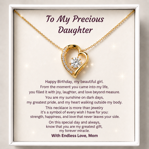 Happy Birthday Dear Daughter Bound by Love Necklace - Today and always