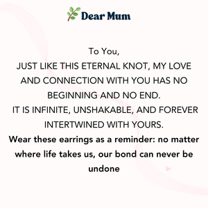 Eternal Knot Earrings  - A Bond Time Cannot Break