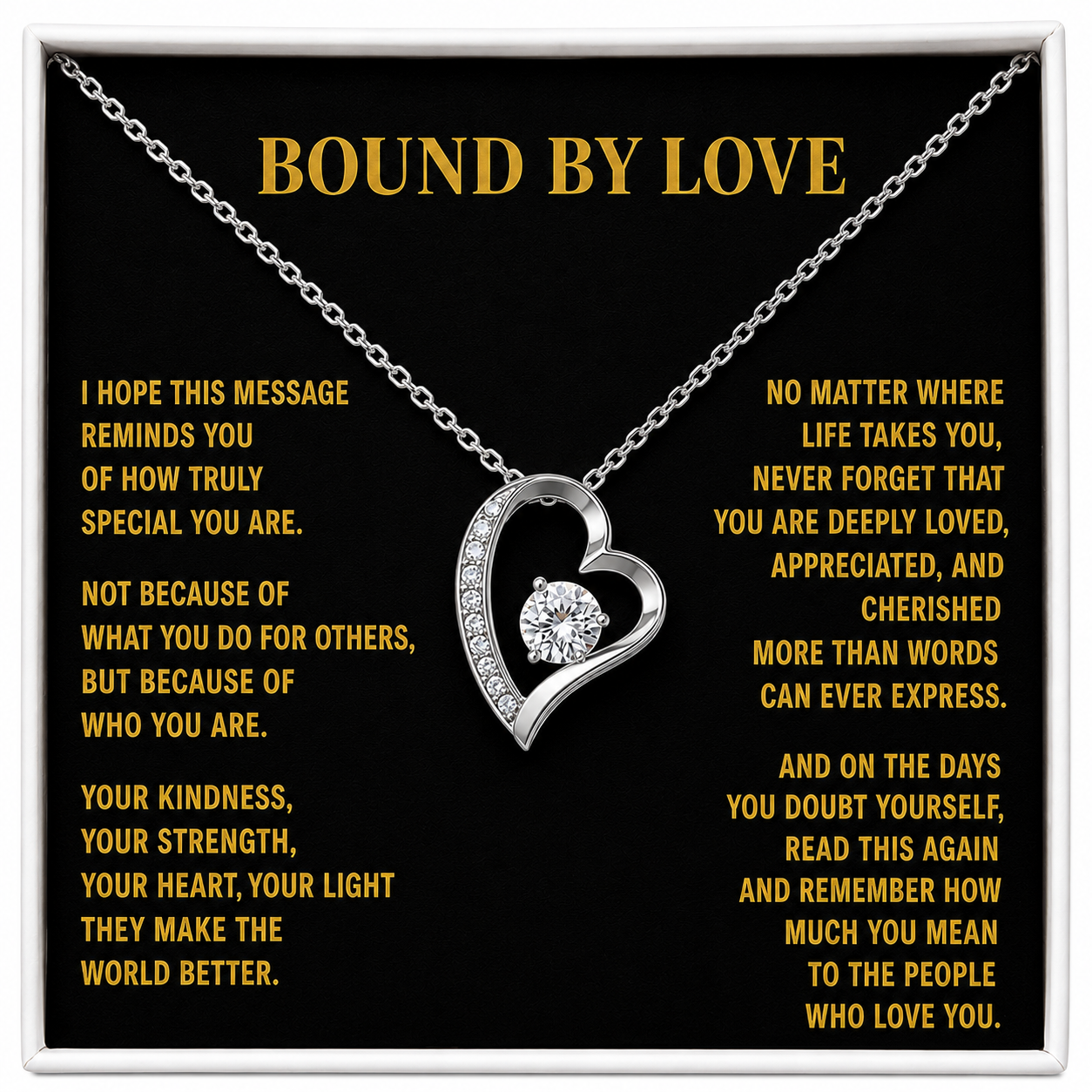 Empowerment Bound by Love Necklace - Stronger Together