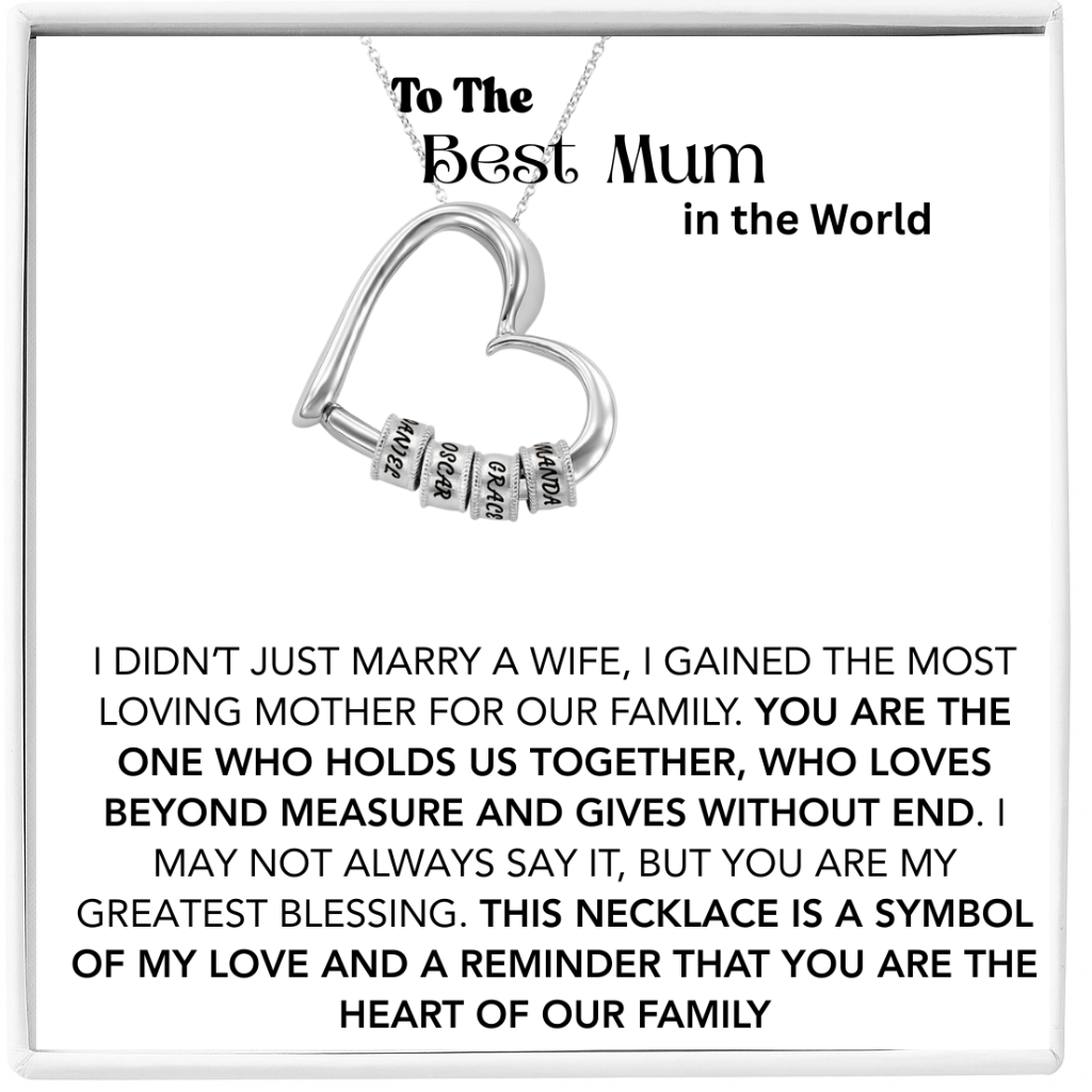 Mom’s Treasures Necklace - A Heart Full of Love