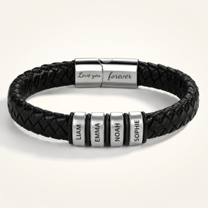 Family Circle Personalised Bracelet – To the Best Dad in the World