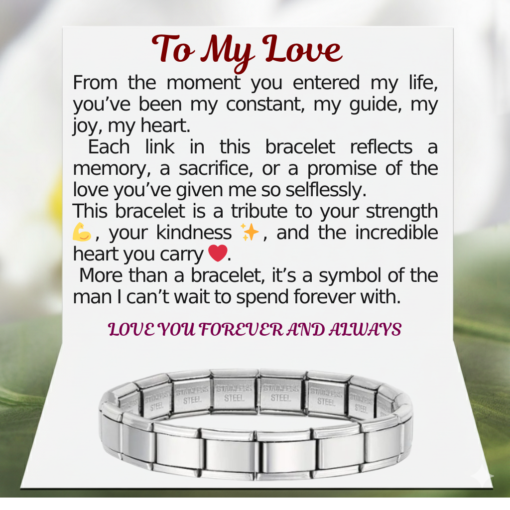To My Dear Fiance Timeless Links Bracelet - Bound for Life
