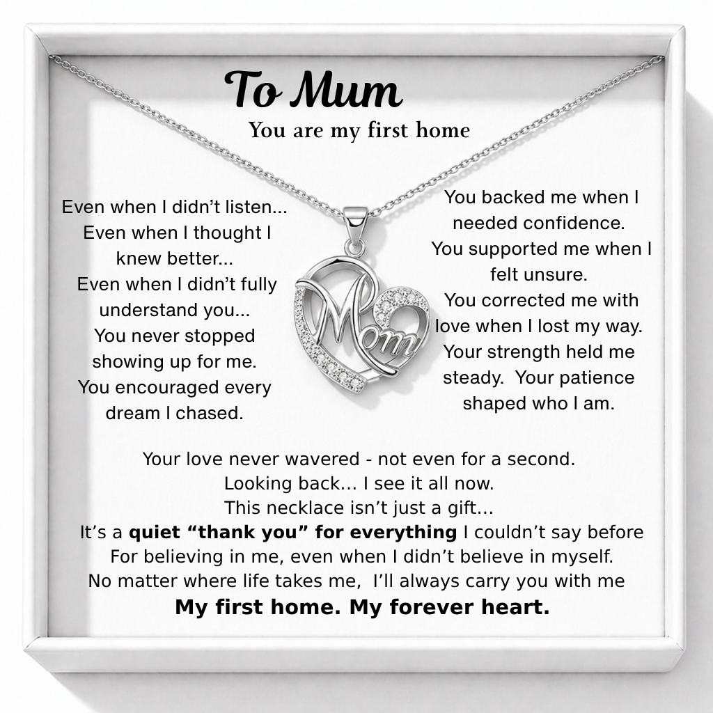 Forever Mum Necklace - My First Home, My Endless Blessing