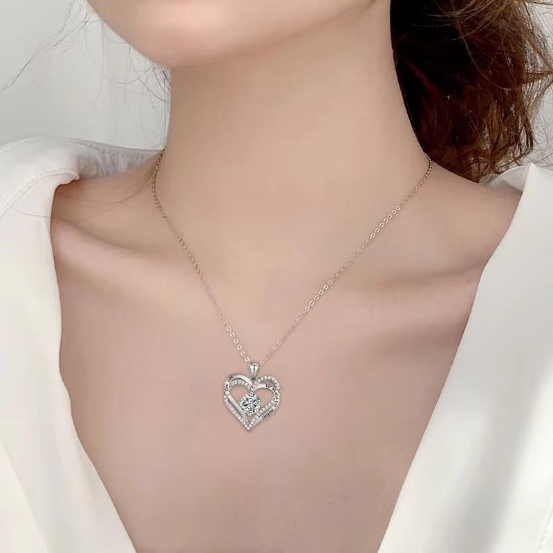 To My Wife - Forever & Always Heart Necklace