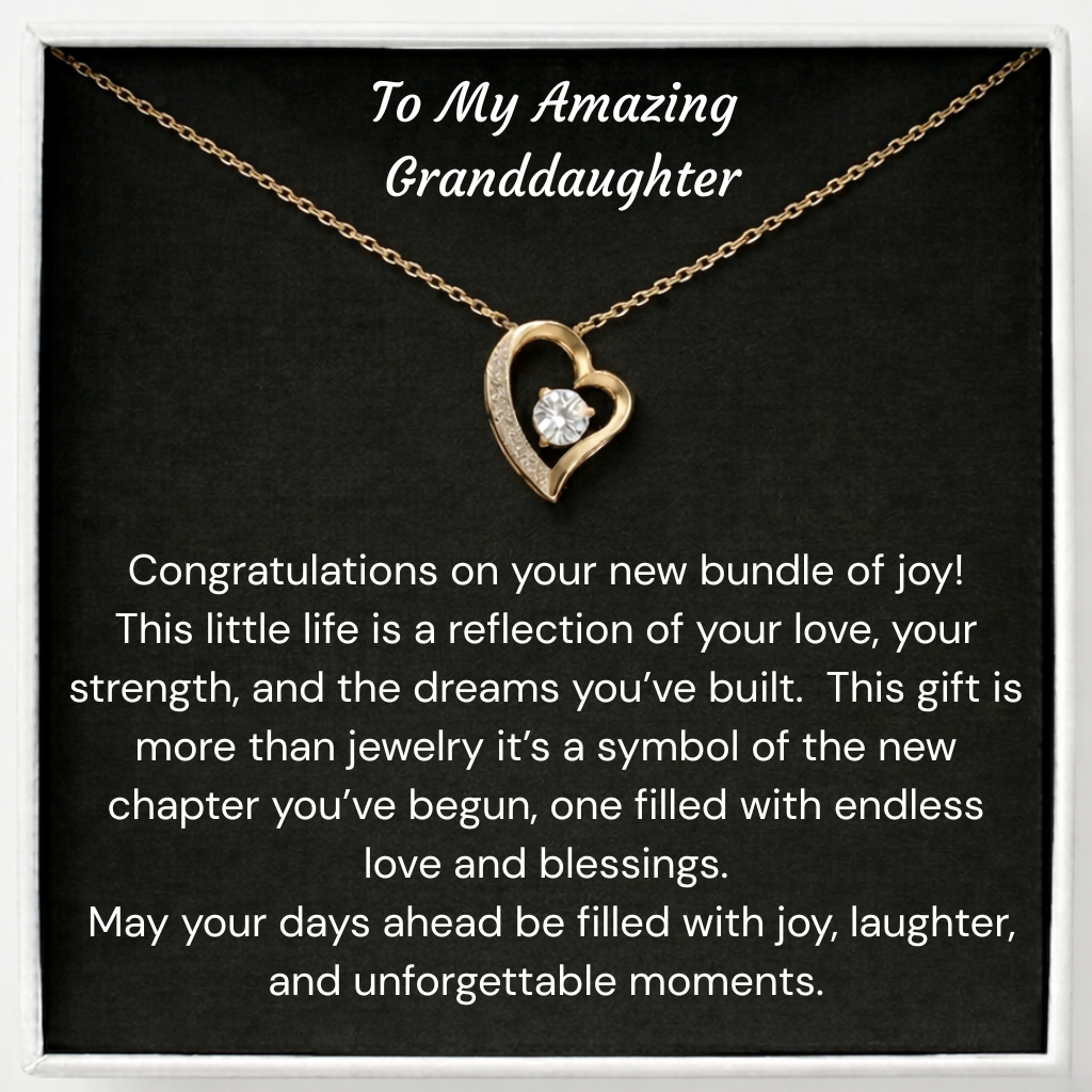 Dear Granddaughter Bound by Love Necklace