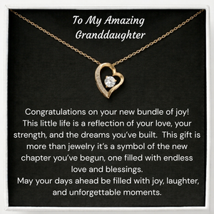 Dear Granddaughter Bound by Love Necklace
