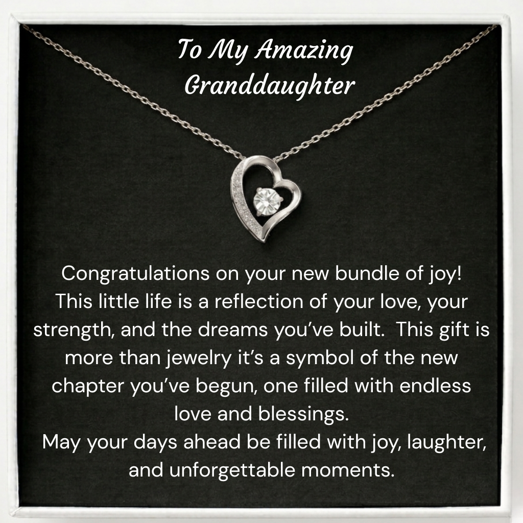 Dear Granddaughter Bound by Love Necklace
