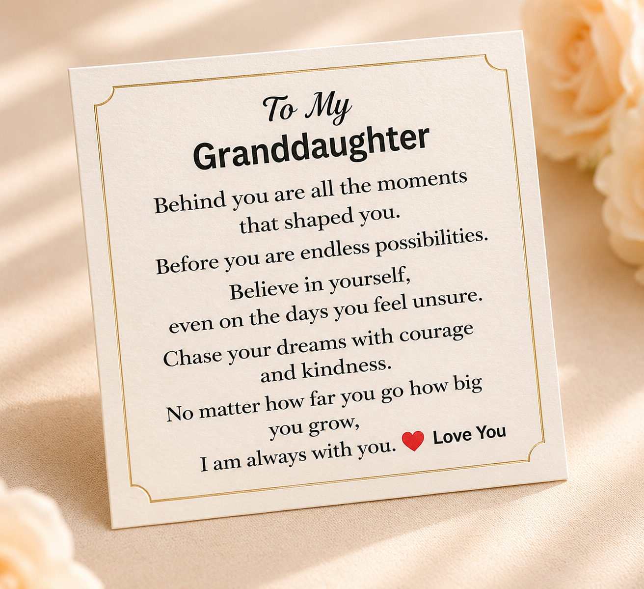 To My Granddaughter -  Graduation Book Locket Necklace