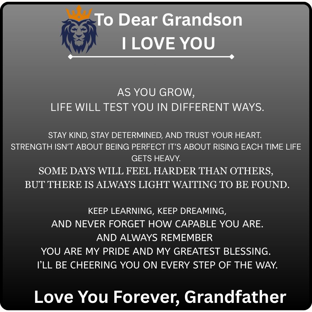 To Grandson - Engraved Love You Forever Bracelet  from Granddad