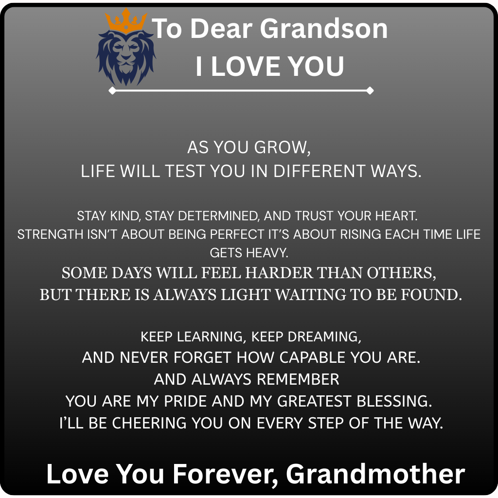 To Grandson - Engraved Love You Forever Bracelet  from Grandmother