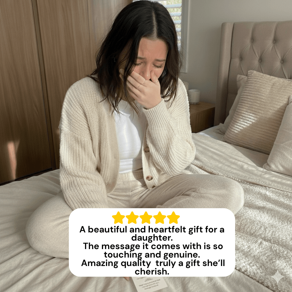 To My Daughter – From Dad – Love Knot Necklace