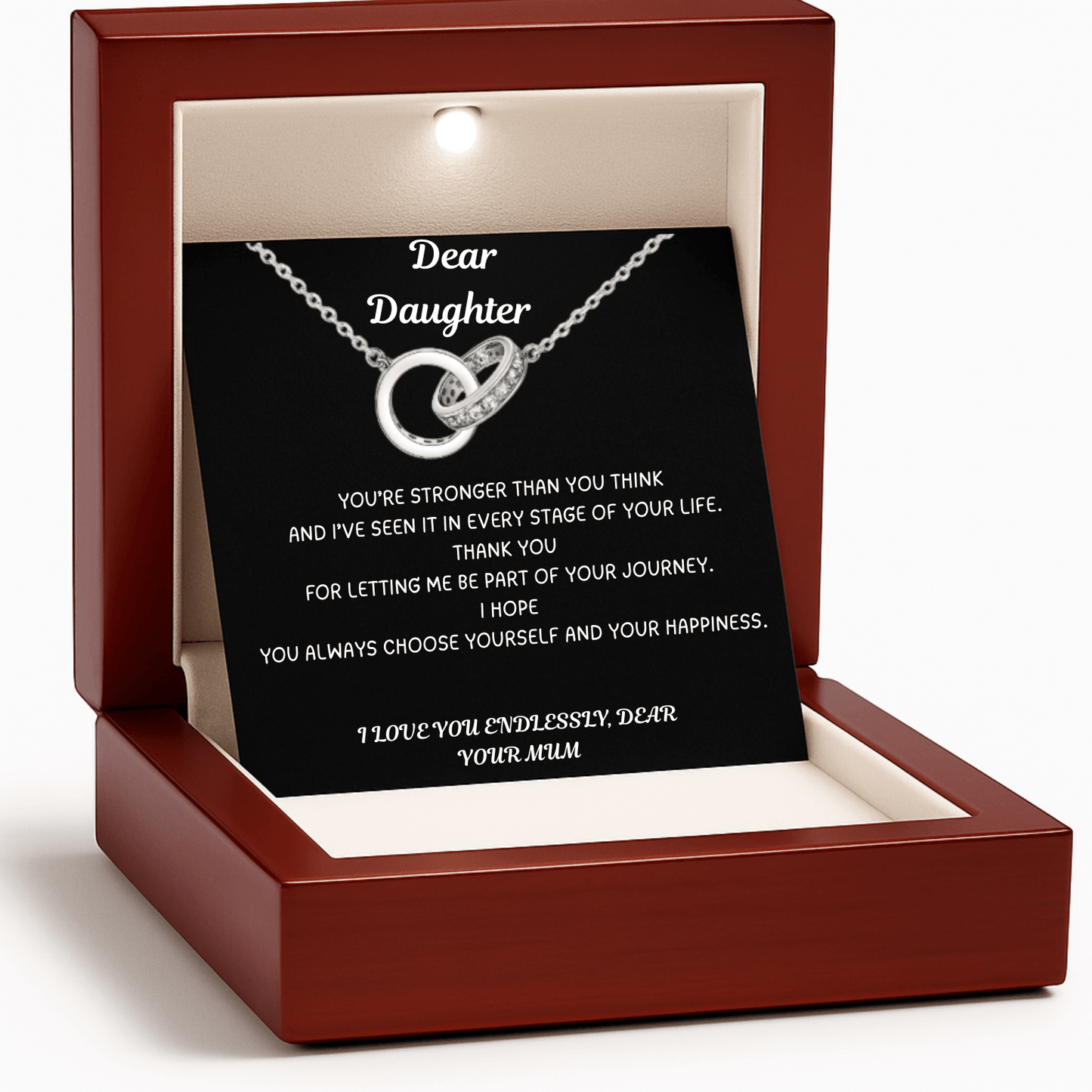 Dear Daughter Infinite Embrace Necklace - Love Without End