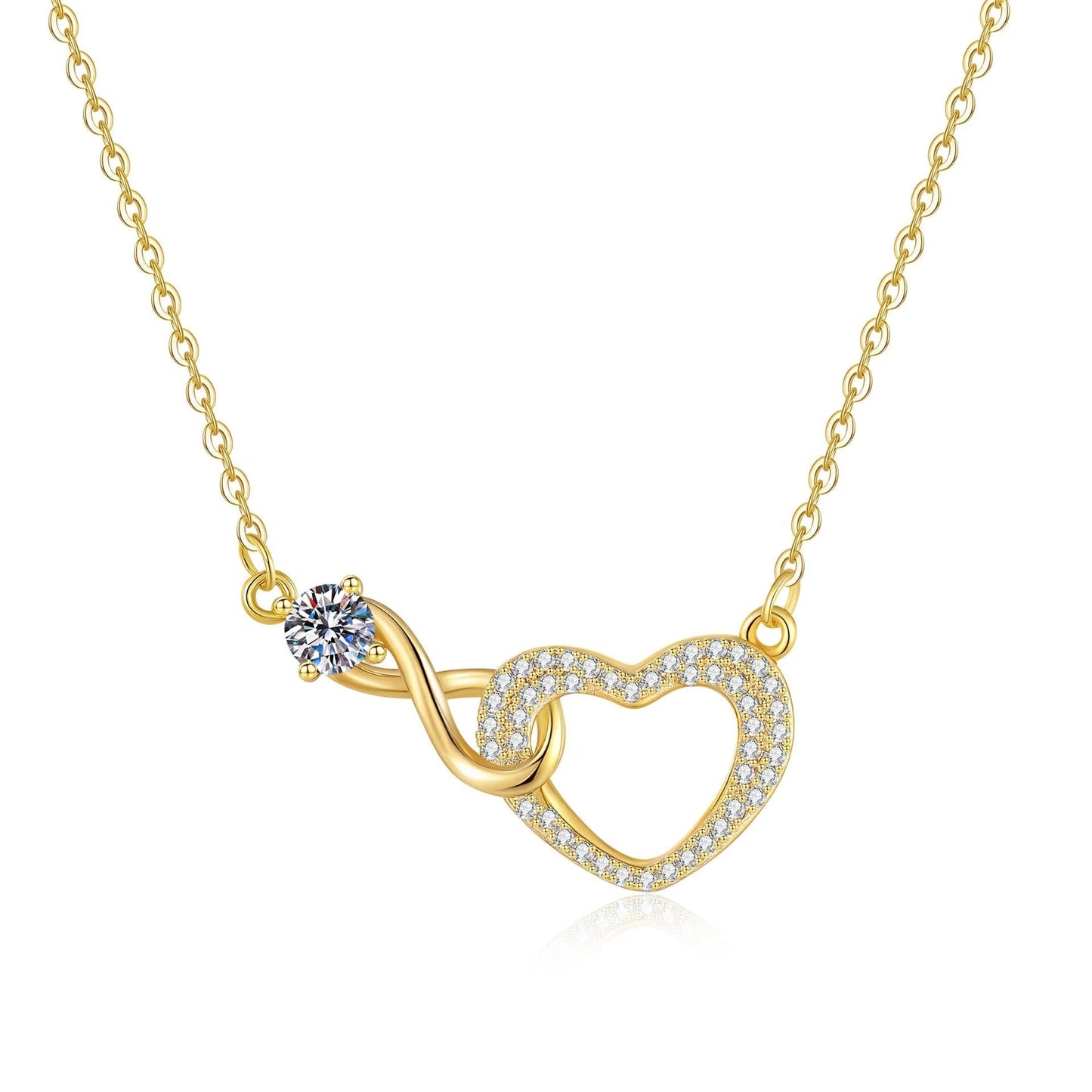 Infinity Heart Necklace - A bond that can never be undone