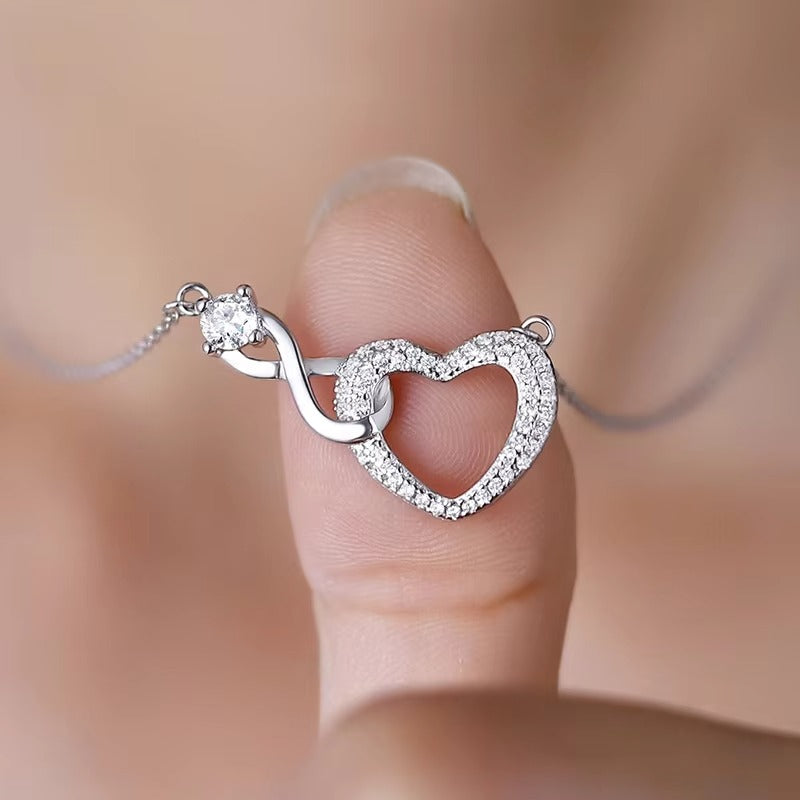 Infinity Heart Necklace - A bond that can never be undone