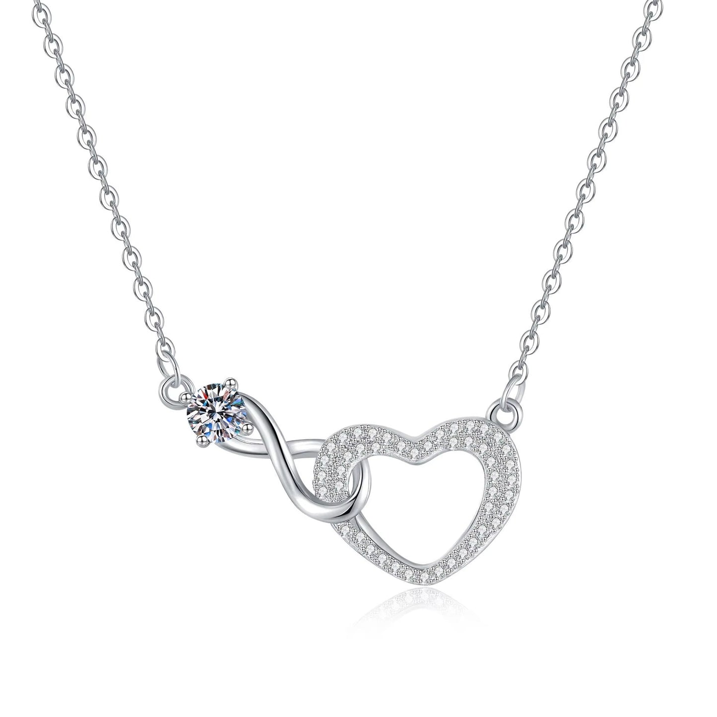 Infinity Heart Necklace - A bond that can never be undone