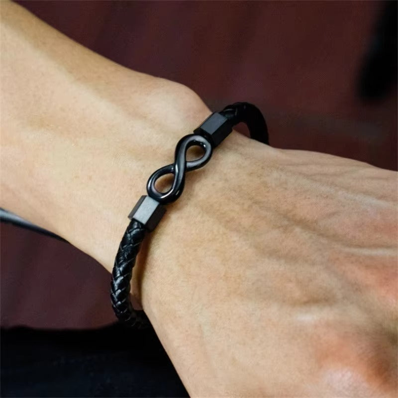 Beloved Grandson Infinite Valor Bracelet - Brave and True