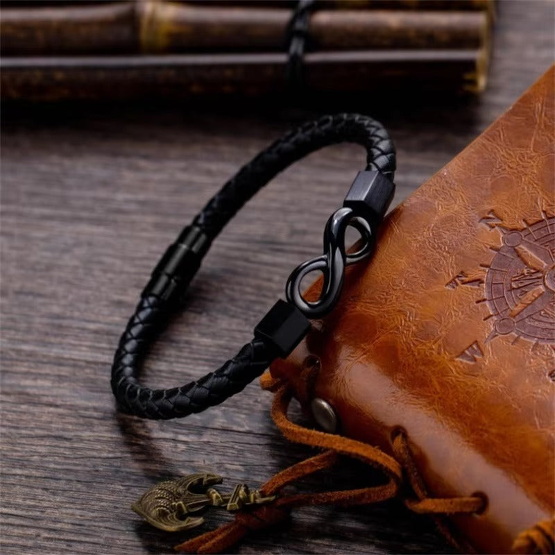 Beloved Grandson Infinite Valor Bracelet - Brave and True
