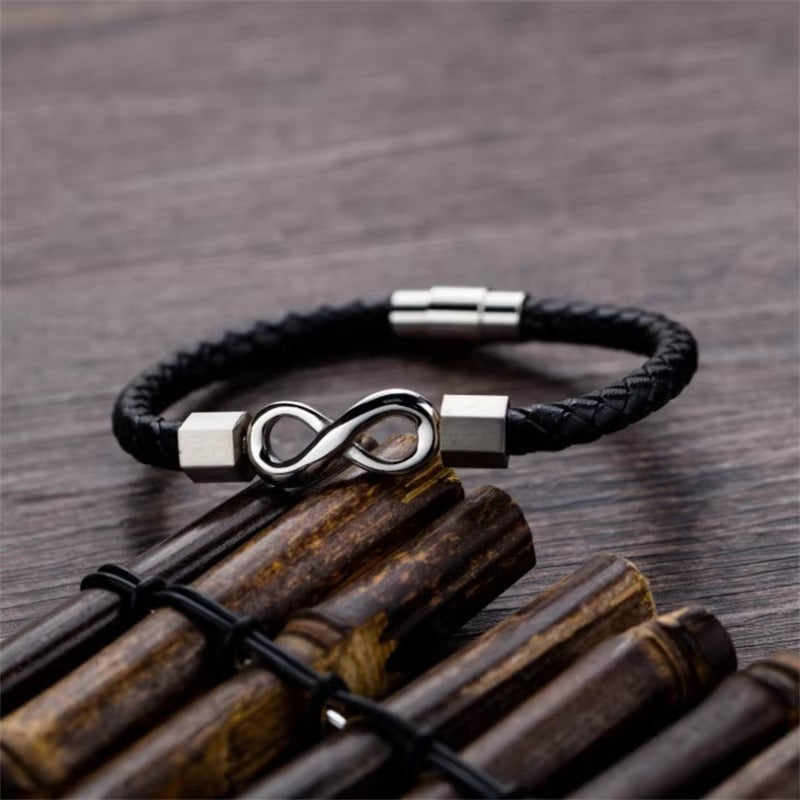 Beloved Grandson Infinite Valor Bracelet - Brave and True