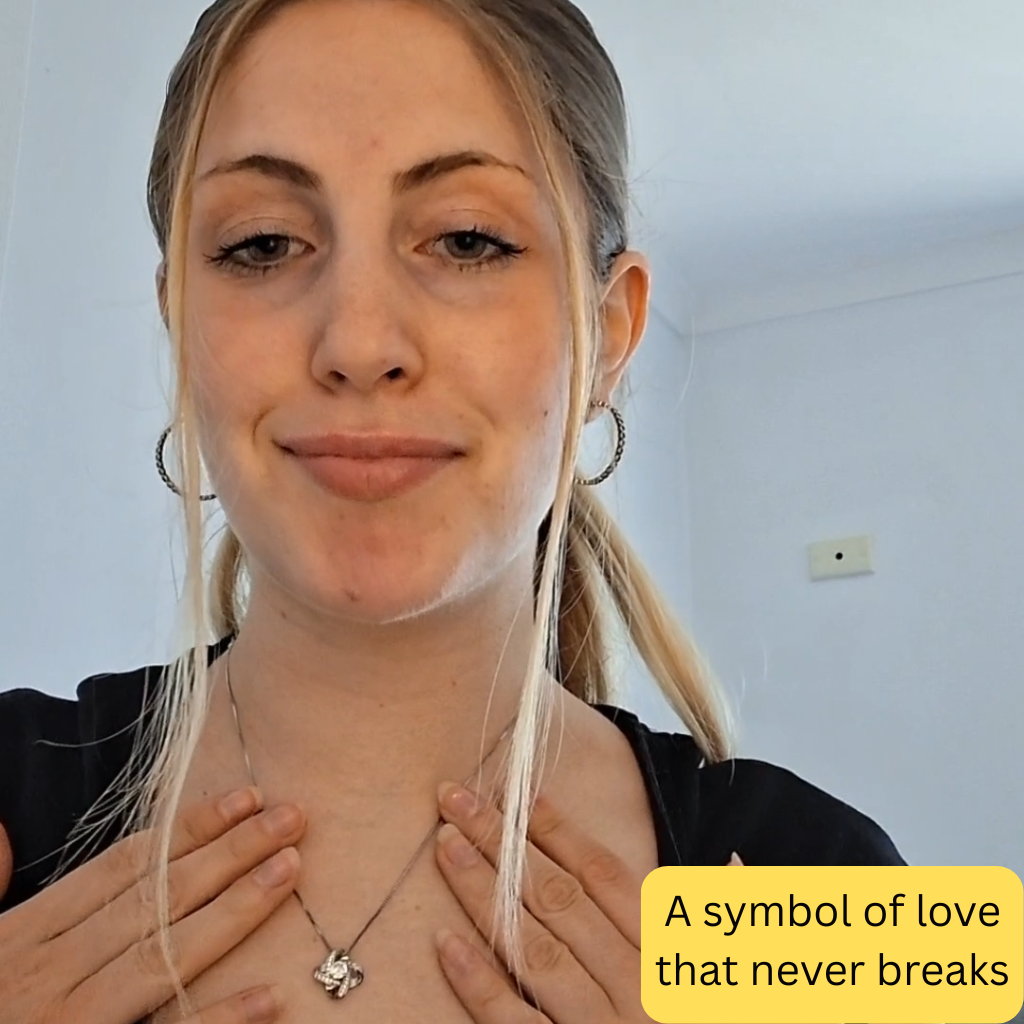 To My Dear Friend Eternal Knot Necklace - Chosen Family