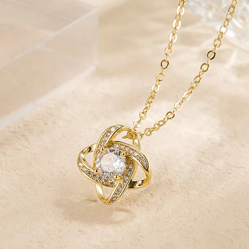 Through Every Storm - Eternal Knot Necklace