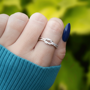 Forever Linked Knot Ring