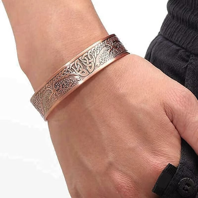 To My Husband - Our Roots Run Deep -Tree of Life Copper Bracelet
