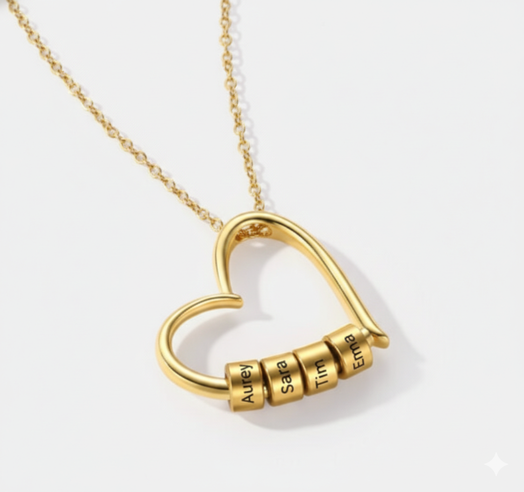 Mom’s Treasures Necklace - A Heart Full of Love