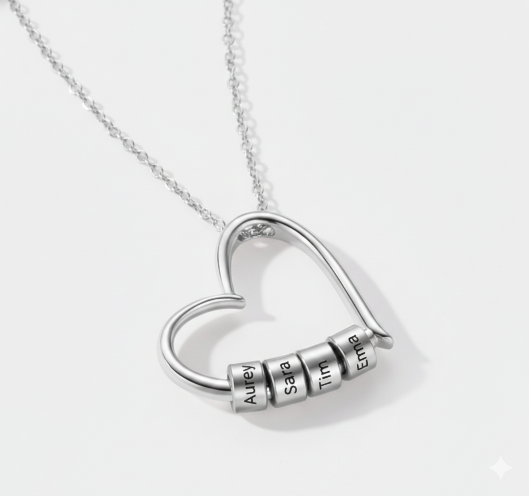 Mom’s Treasures Necklace - A Heart Full of Love