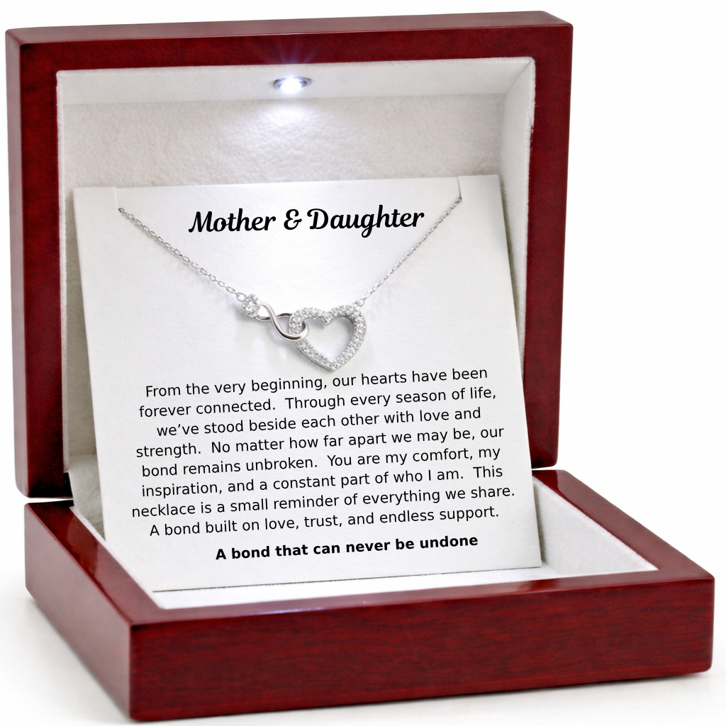 Infinity Heart Necklace - A bond that can never be undone
