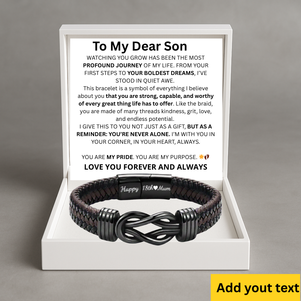Strength in Us Bracelet - To My  Son