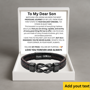 Strength in Us Bracelet - To My  Son