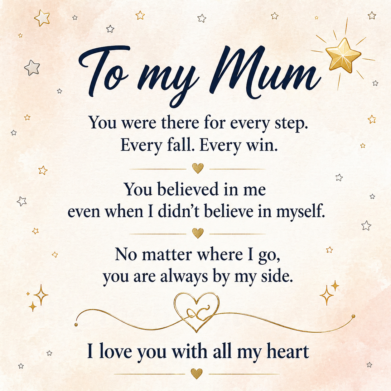 To My Mum -  Forever By My Side Bracelet