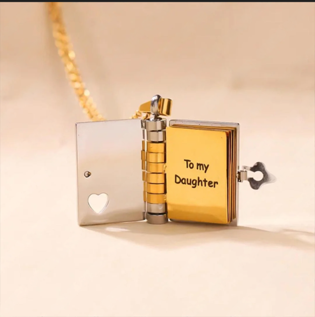 FOR DAUGHTER – I’m Always With You Book Promise Necklace