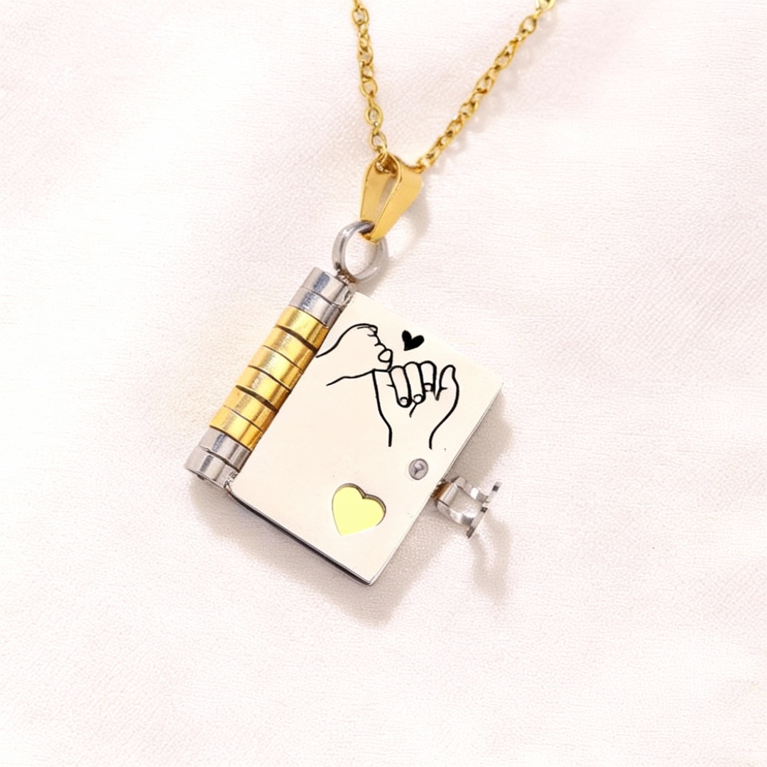 FOR DAUGHTER – I’m Always With You Book Promise Necklace