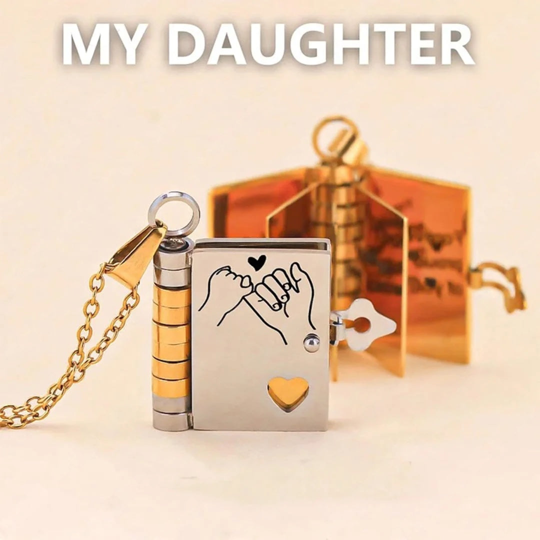 FOR DAUGHTER – I’m Always With You Book Promise Necklace