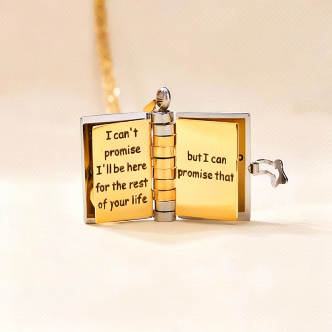FOR DAUGHTER – I’m Always With You Book Promise Necklace