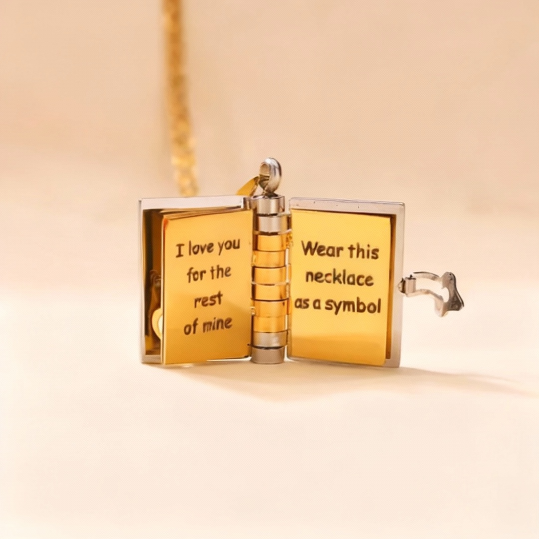 FOR DAUGHTER – I’m Always With You Book Promise Necklace