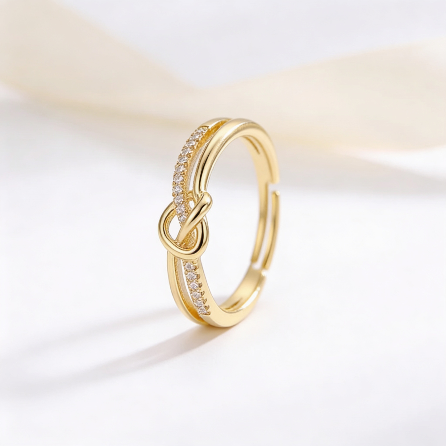 Infinity Heart Promise Ring