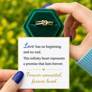Infinity Heart Promise Ring