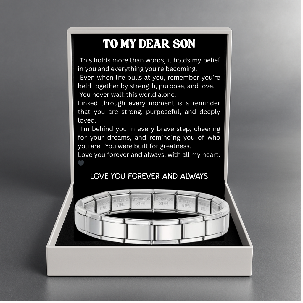 To My Son Timeless Links Bracelet - Proud of You