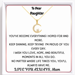 To My Daughter My Guiding Star Necklace - My North Star