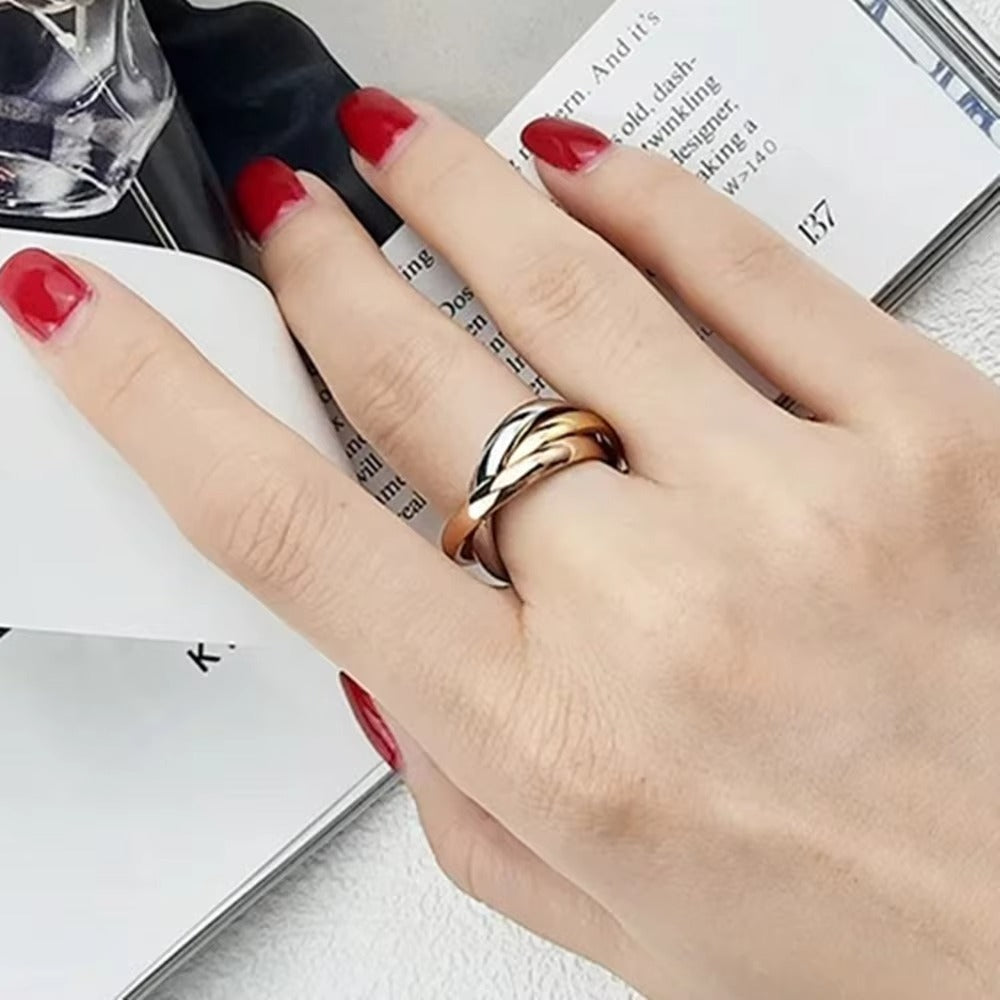 Three-Band Fidget Ring for Daughter or  Granddaughter