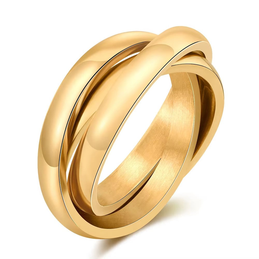 Three-Band Fidget Ring for Daughter or  Granddaughter