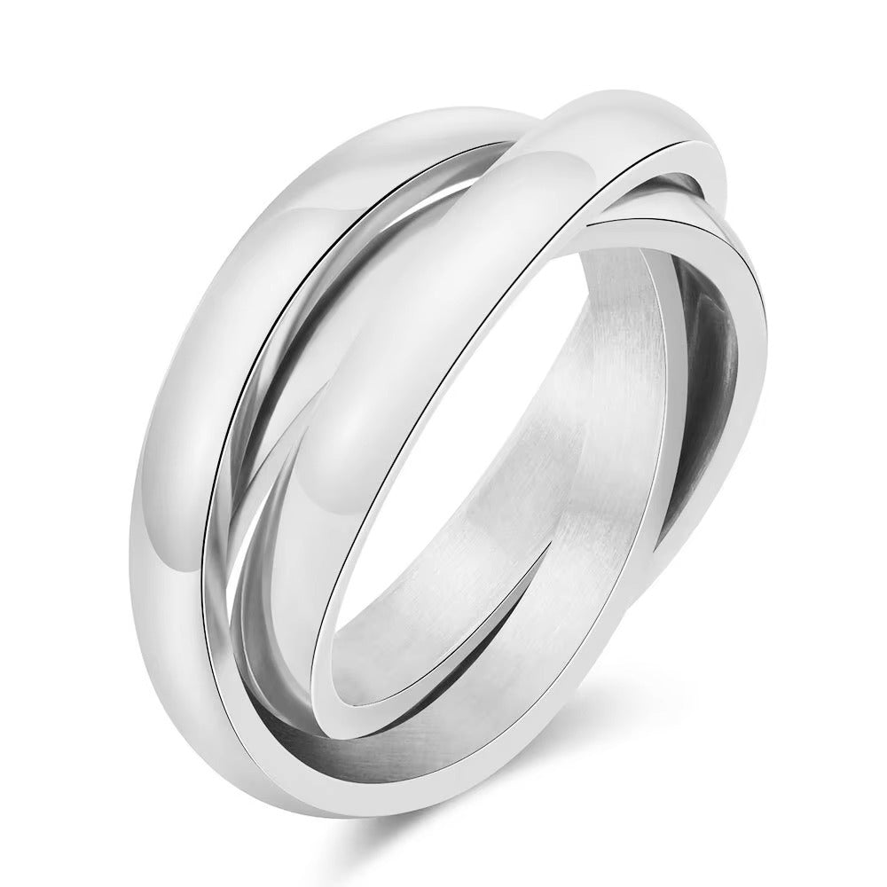 Three-Band Fidget Ring for Daughter or  Granddaughter