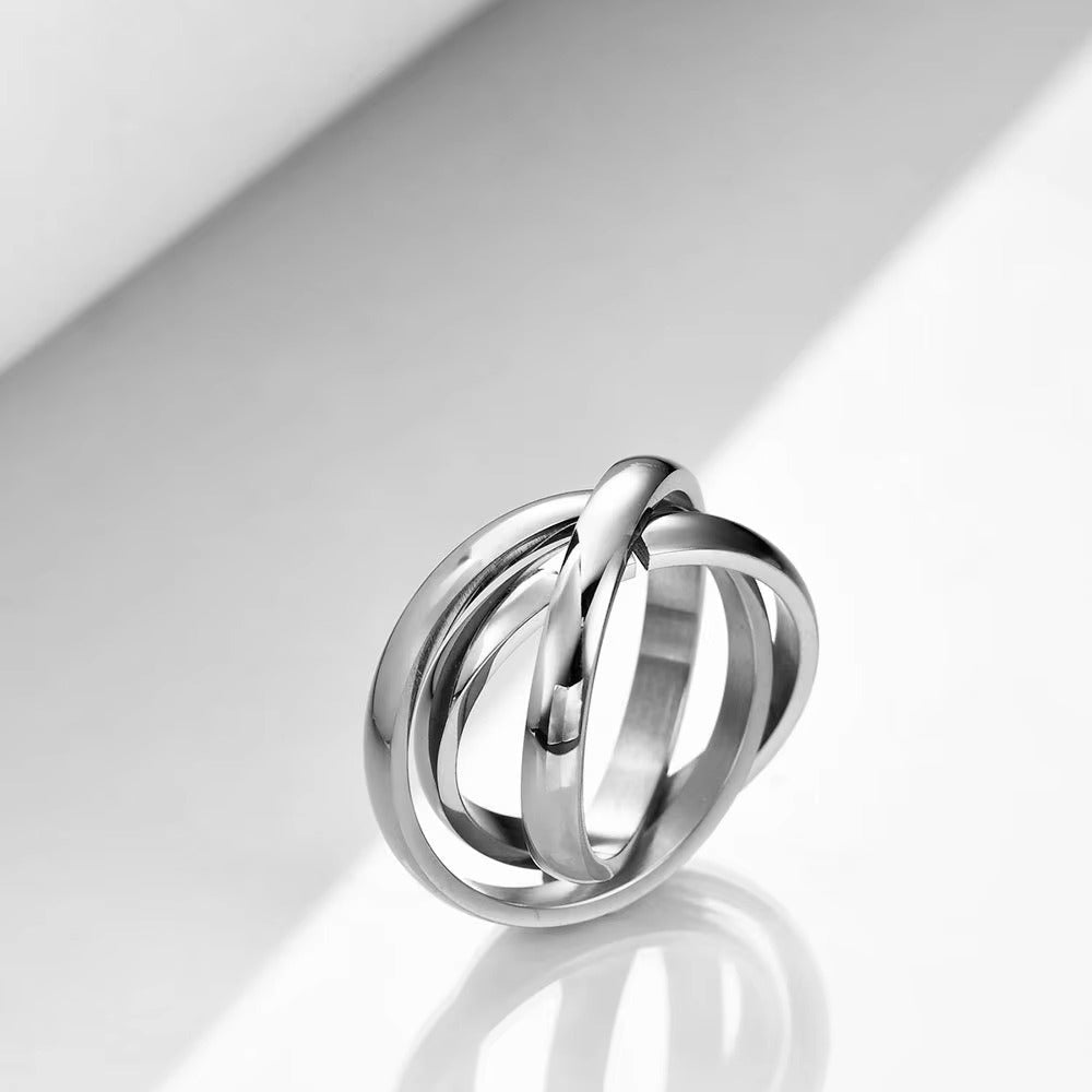 Three-Band Fidget Ring for Daughter or  Granddaughter