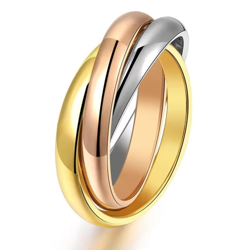 Three-Band Fidget Ring for Daughter or  Granddaughter