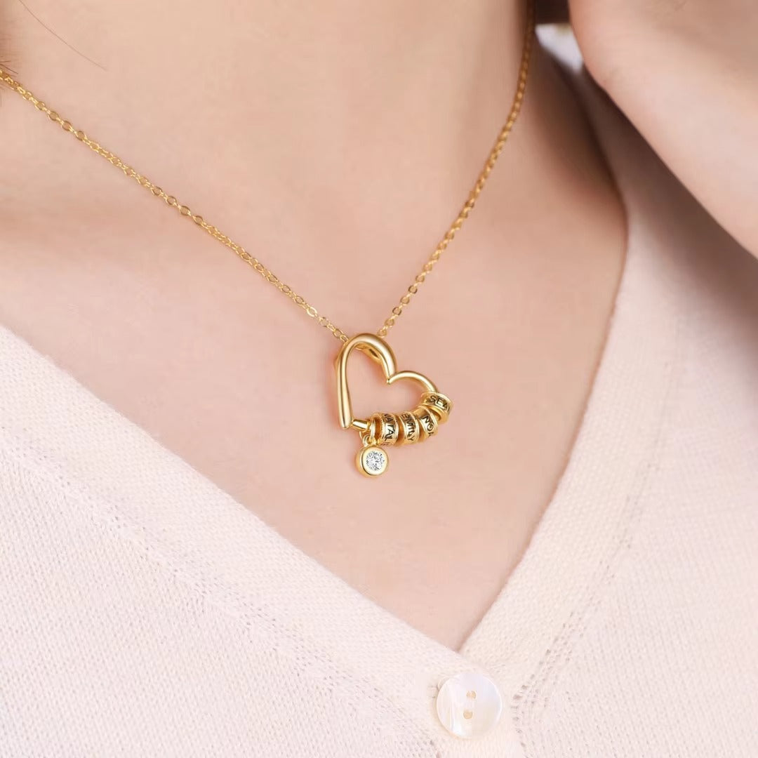 Mom’s Treasures Necklace - A Heart Full of Love